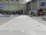 Nueva vela mayor para un Lagoon 410 S2: 5 sables forzados, Dacron 10.57 oz