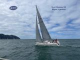 Sun Odyssey 33i: El rendimiento del corte radial y el tejido Palma Tec 18 por Velas Hood. Mayor y genova