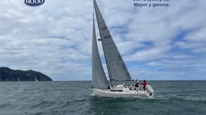 Sun Odyssey 33i: El rendimiento del corte radial y el tejido Palma Tec 18 por Velas Hood. Mayor y genova